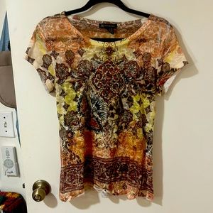 INC sparkly T-shirt size Large